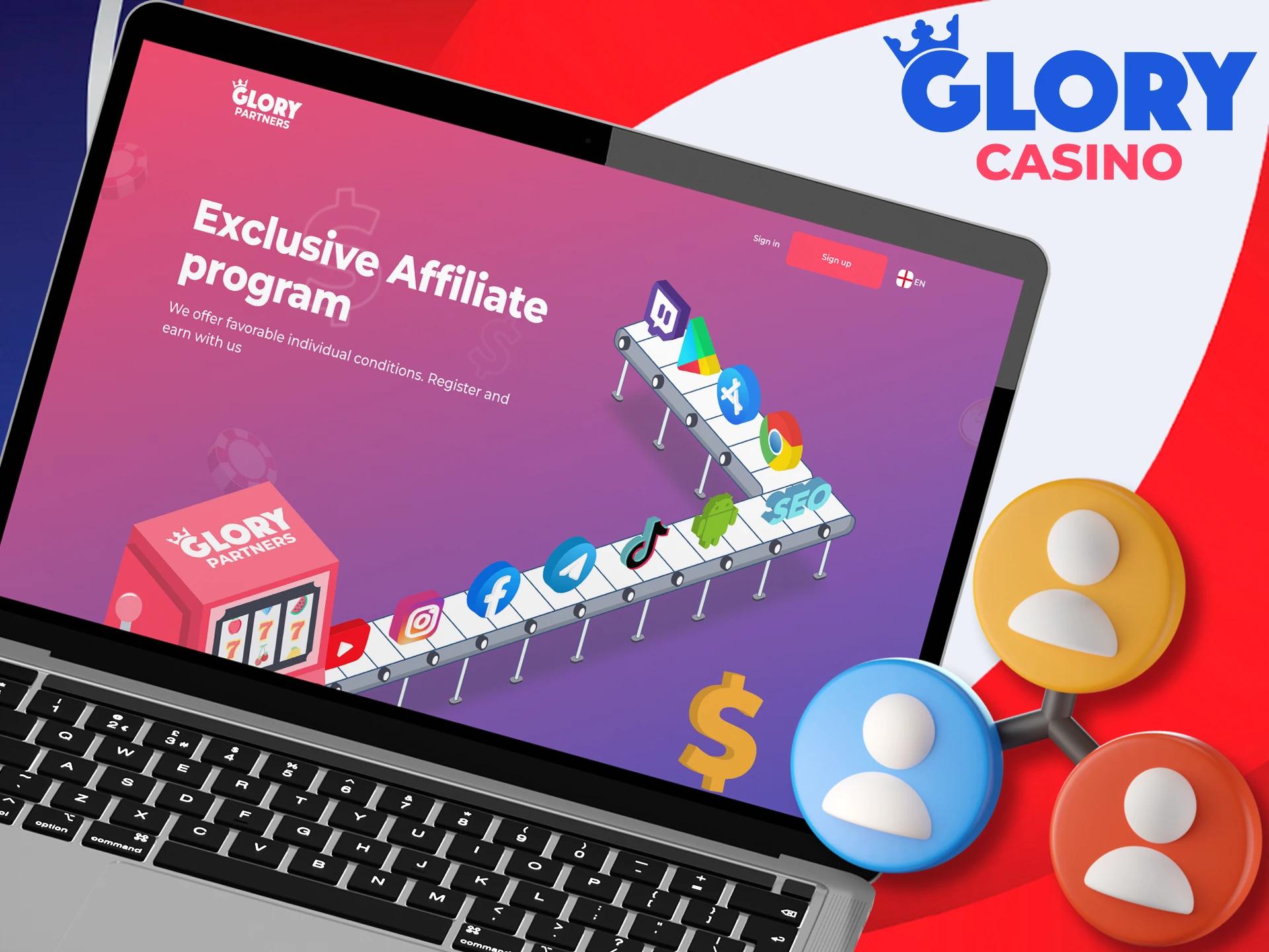 Join Glory Casino গৌরব ক্যাসিনো's affiliate programme and earn big dividends.
