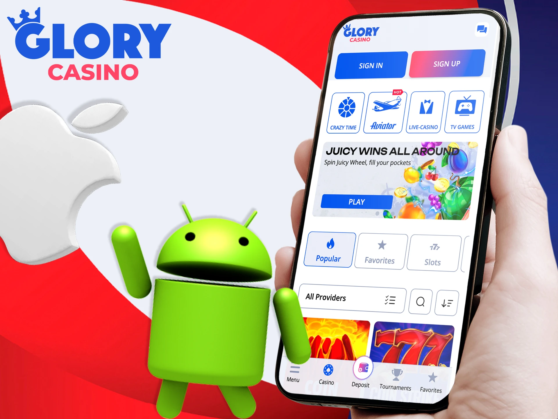 Try out the Glory Casino গৌরব ক্যাসিনো app on your device.