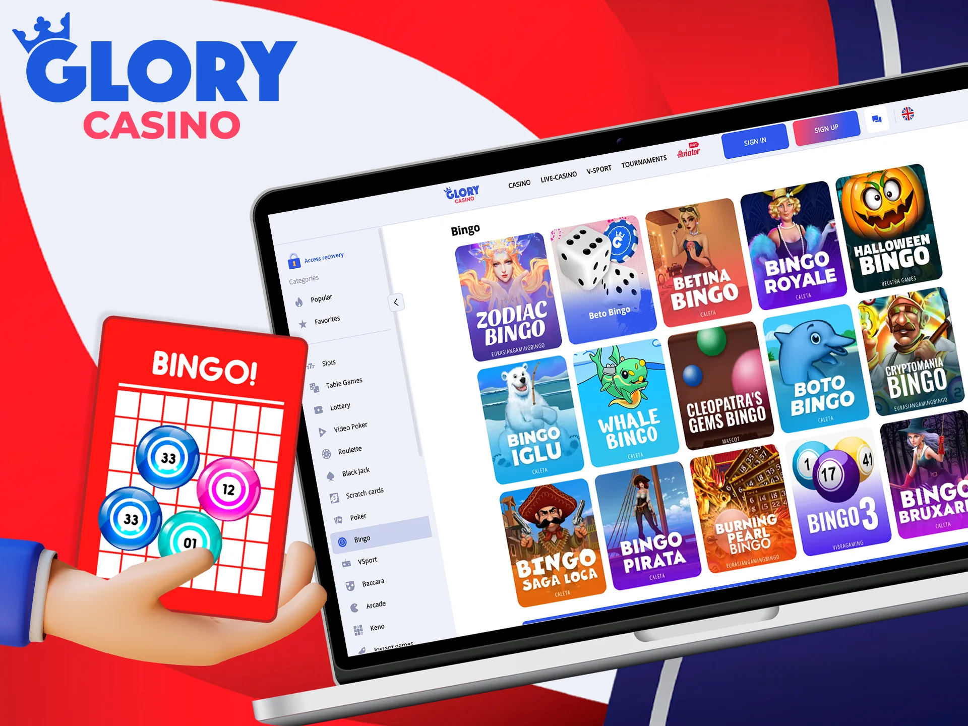 Fill in your bingo ticket and become a Glory Casino গৌরব ক্যাসিনো champion.