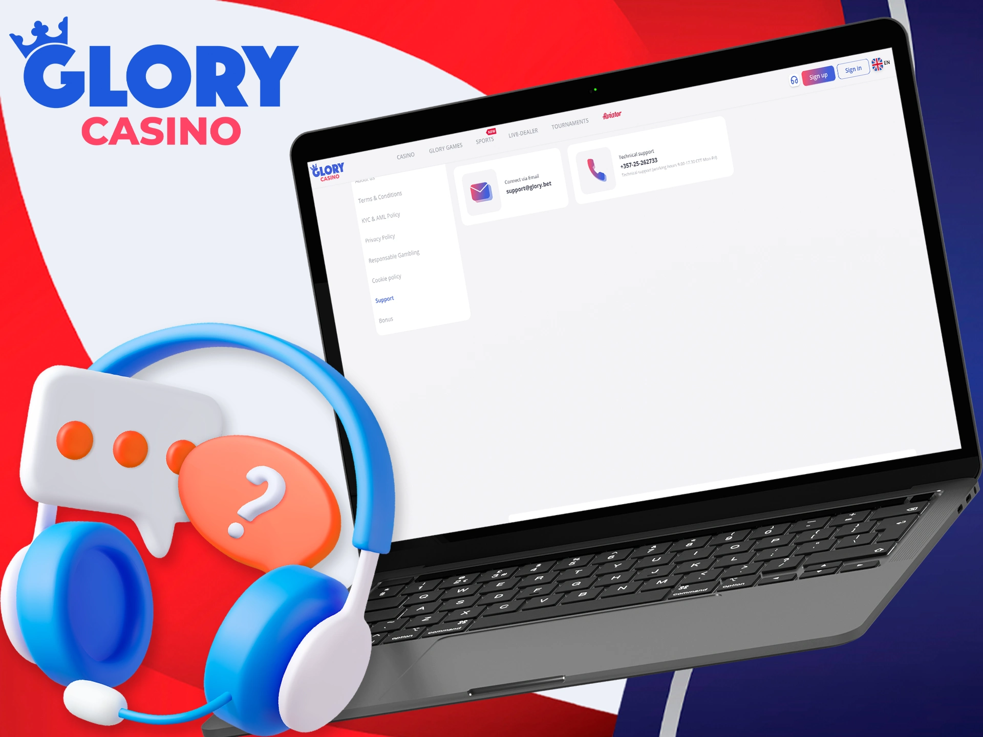 Contact support and the Glory Casino গৌরব ক্যাসিনো team will help you.
